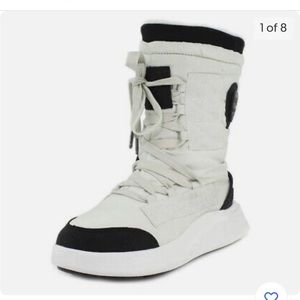 New Pajar Exo Light Nyo High Snow Boot 9-9.5Eu 40 Cream Leather Textile Vibram